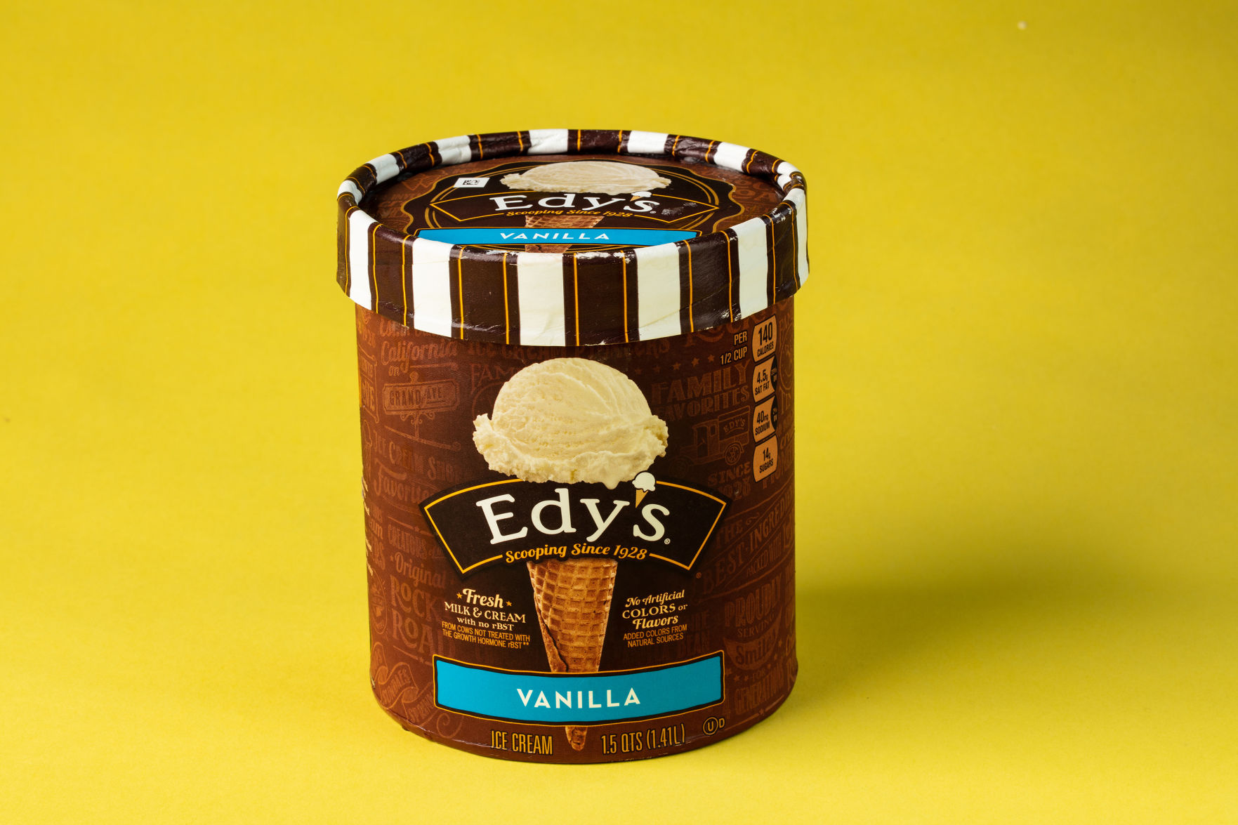 6 (tie). Edy's Vanilla Ice Cream
